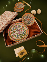 The India Craft House Heritage Gift Hamper - Marble Floral Classics