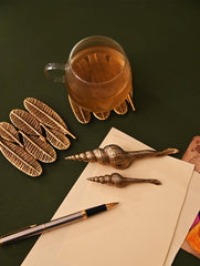 The India Craft House Heritage Gift Hamper - Brass & Coastal Harmony