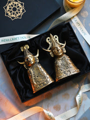 The India Craft House Heritage Gift Hamper - Tribal Grace Duo (Set of 2)