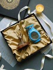 The India Craft House Heritage Gift Hamper - Dear Blue Pottery