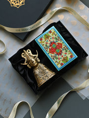 The India Craft House Heritage Gift Hamper - Kashmir Meets Dhokra