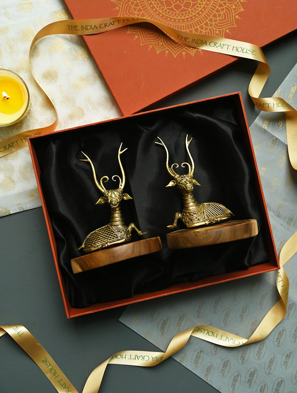 The India Craft House Heritage Gift Hamper - Hiran ka Joda