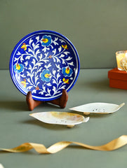 The India Craft House Heritage Gift Hamper - Blue Pottery & Shell Craft