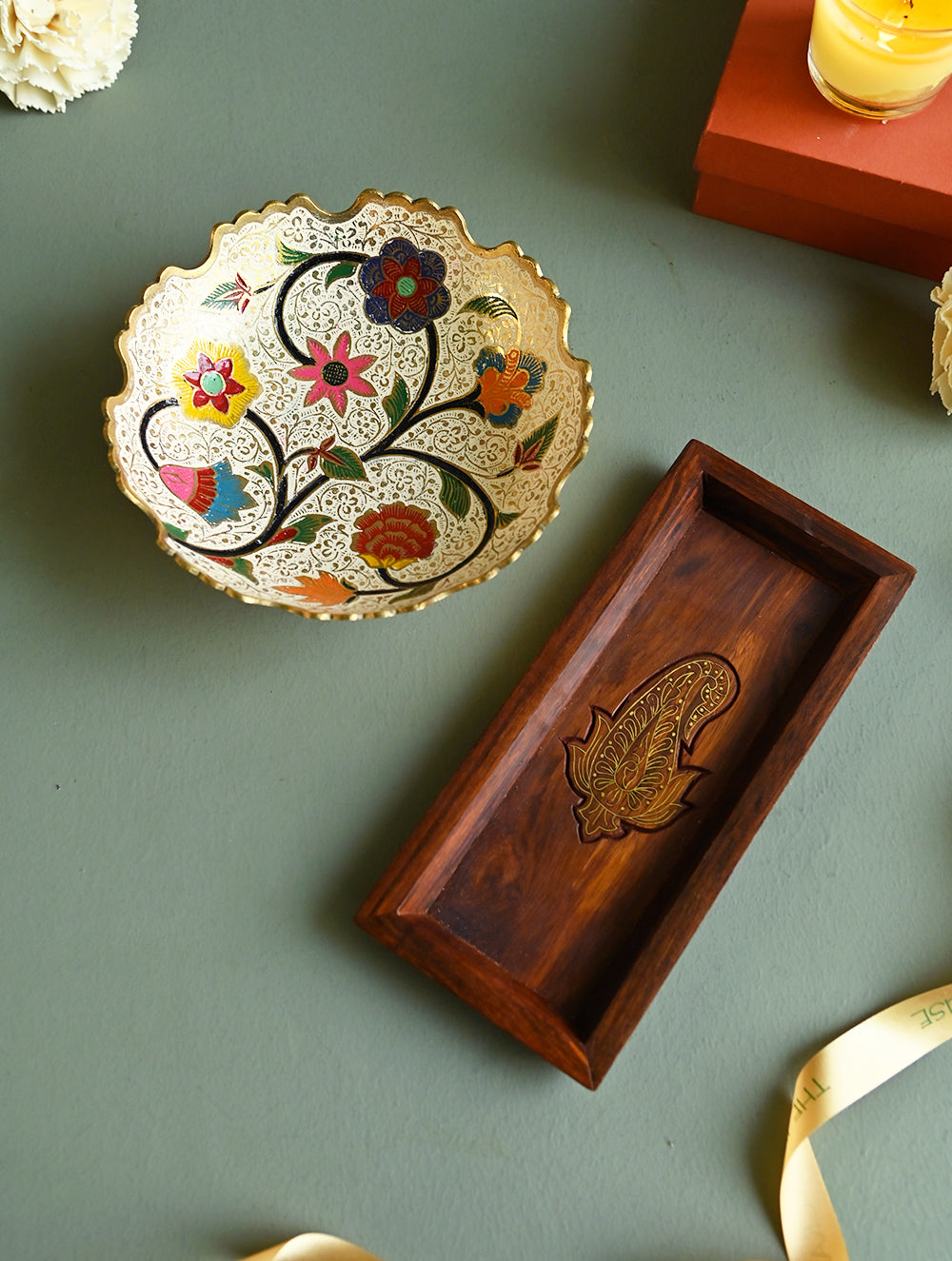 The India Craft House Heritage Gift Hamper - Brass Wonders