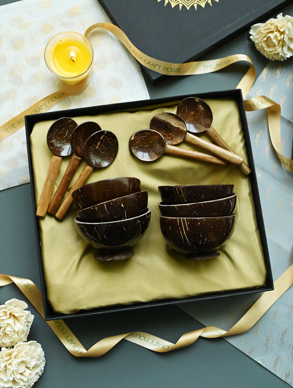 The India Craft House Heritage Gift Hamper - Coconut Craft Collection