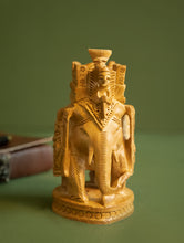 Load image into Gallery viewer, Hand-Engraved Wooden Curio - Tusker and Mahout