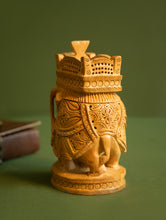 Load image into Gallery viewer, Hand-Engraved Wooden Curio - Tusker and Mahout