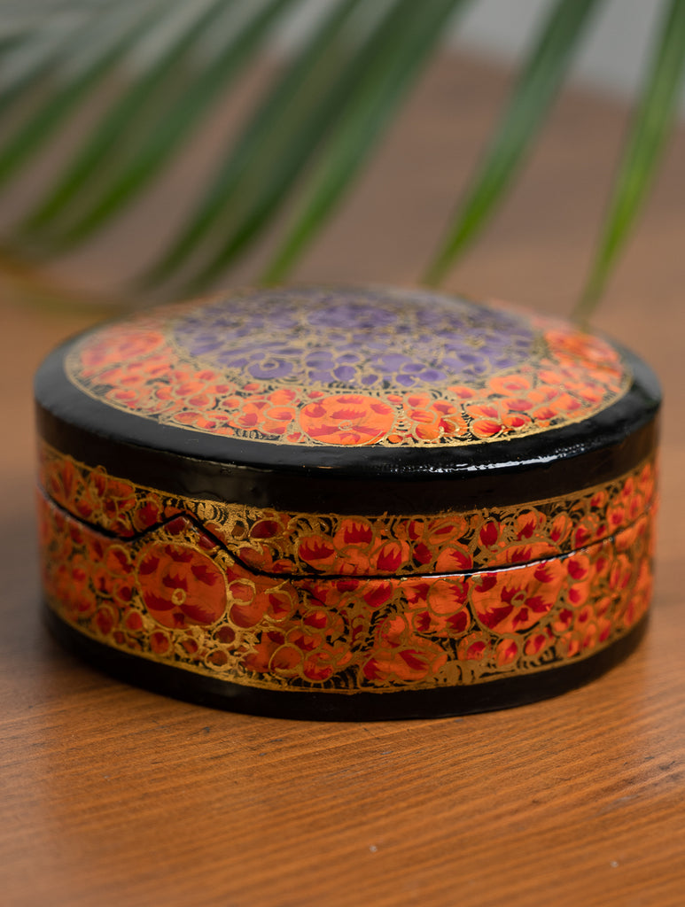 Hand-Painted Kashmiri Coasters (With Box)