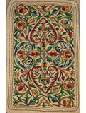 Hand Felted & Embroidered Kashmiri Namda Woollen Meditation / Yoga Rug