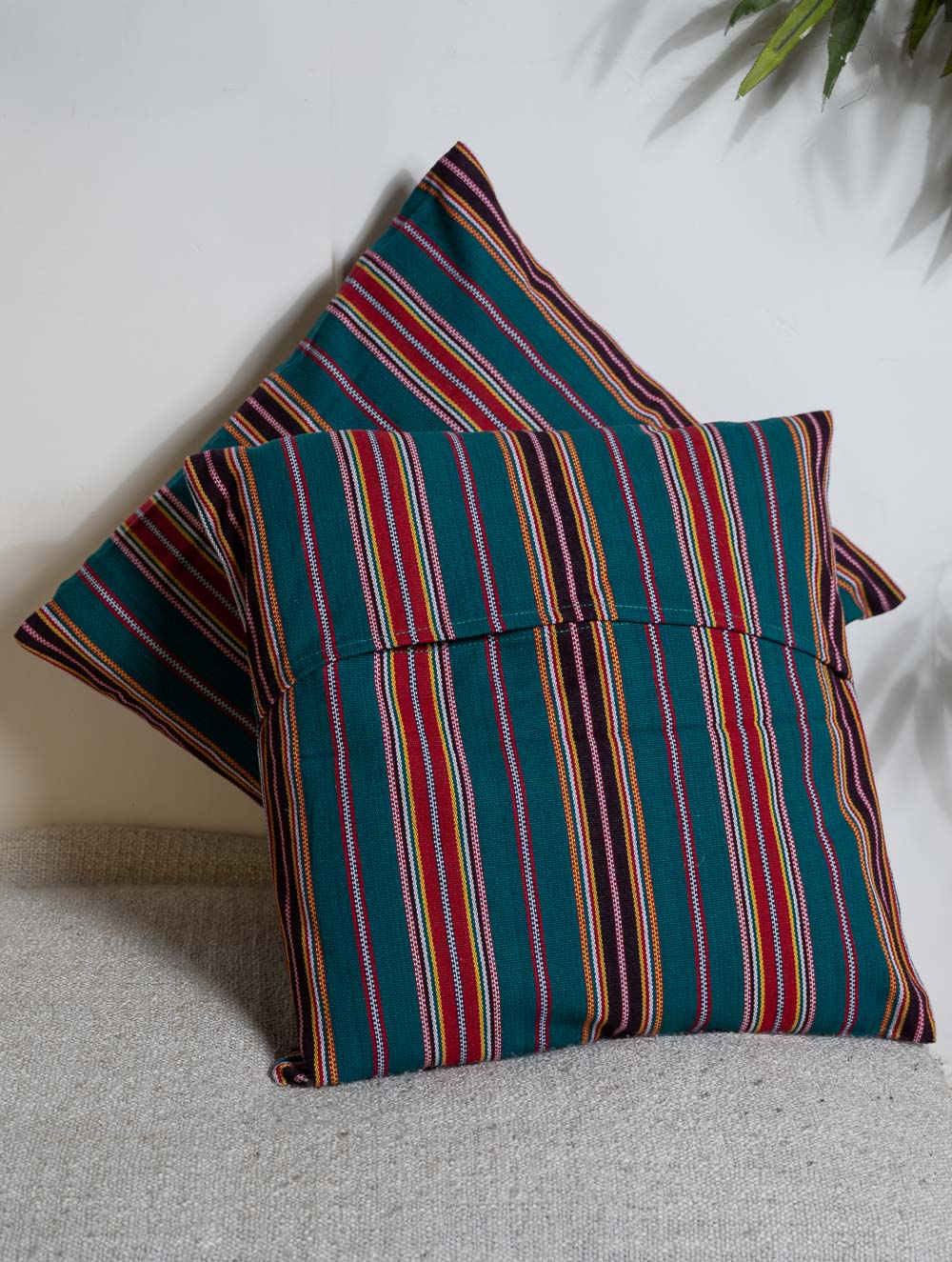 Hand Woven Thick Cotton Cushion Covers (Set of 2)