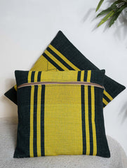 Hand Woven Thick Cotton Cushion Covers (Set of 2)