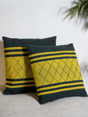Hand Woven Thick Cotton Cushion Covers (Set of 2)
