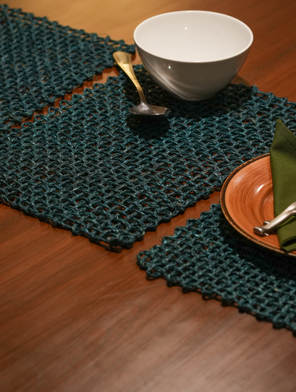 Handcrafted Sabai Grass Table Mats - (Set of 3)