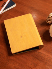Load image into Gallery viewer, Handcrafted Wooden Engraved Paper Holder - Yellow