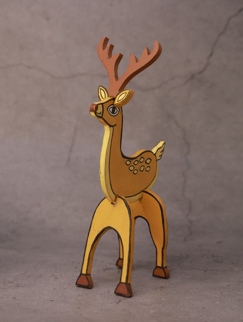 Handcrafted Wooden Toy - Deer