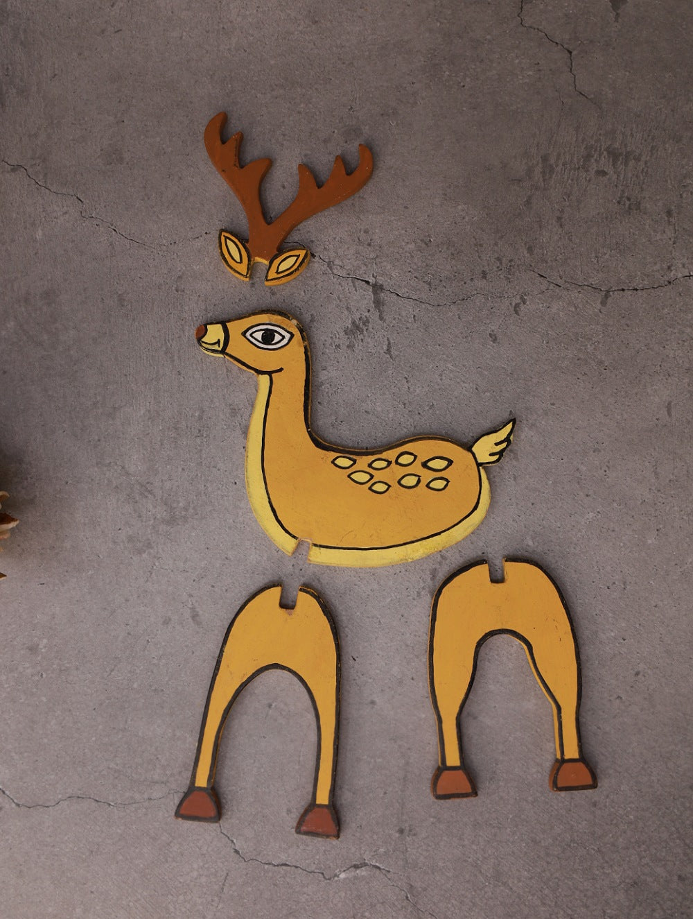 Handcrafted Wooden Toy - Deer