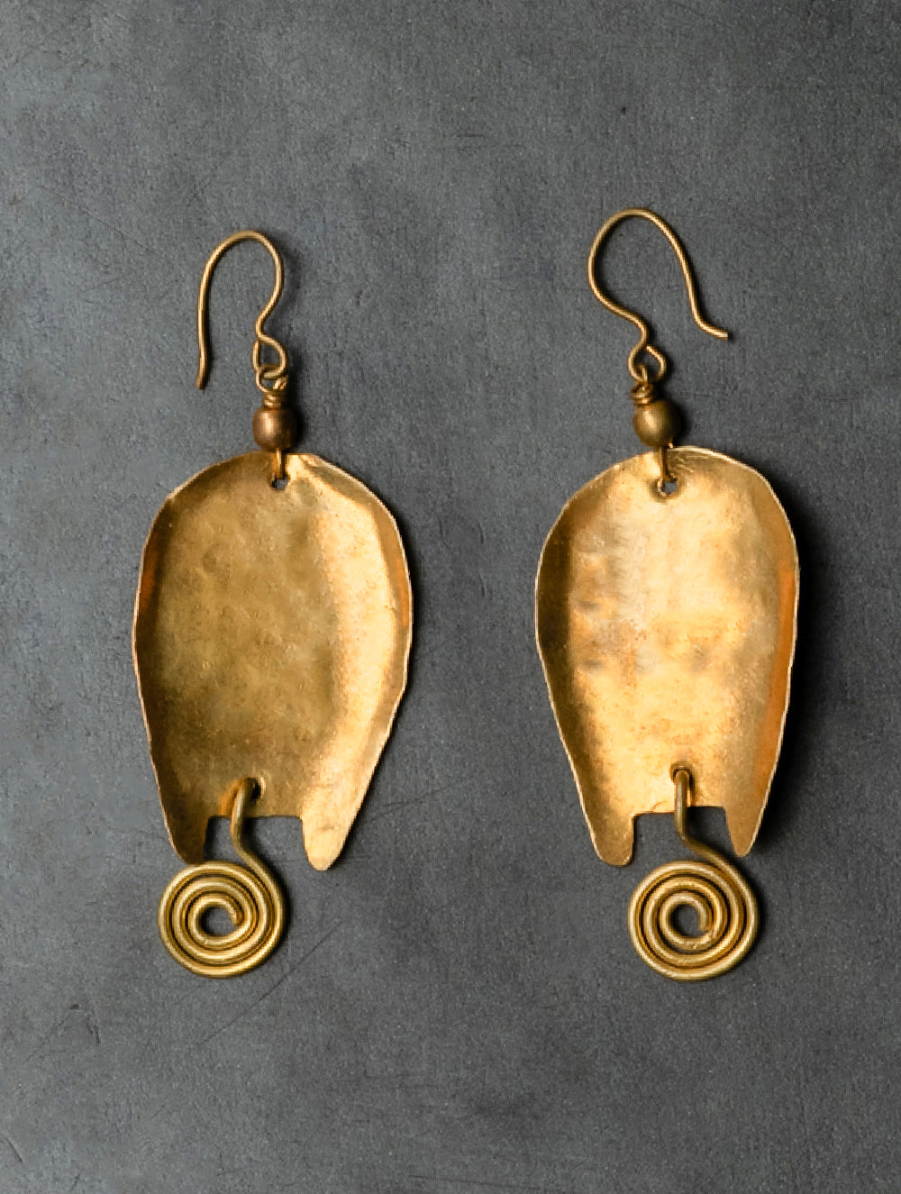 Load image into Gallery viewer, Handcrafted Brass Earrings - BanaPushpi