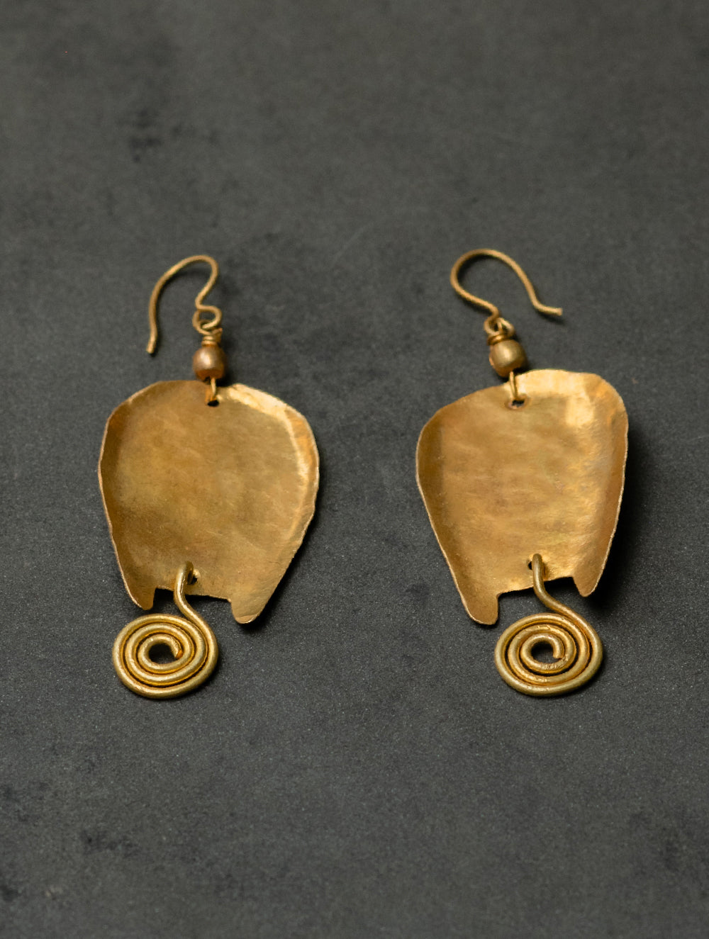 Load image into Gallery viewer, Handcrafted Brass Earrings - BanaPushpi