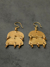 Load image into Gallery viewer, Handcrafted Brass Earrings - Mayura