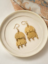 Load image into Gallery viewer, Handcrafted Brass Earrings - Mayura