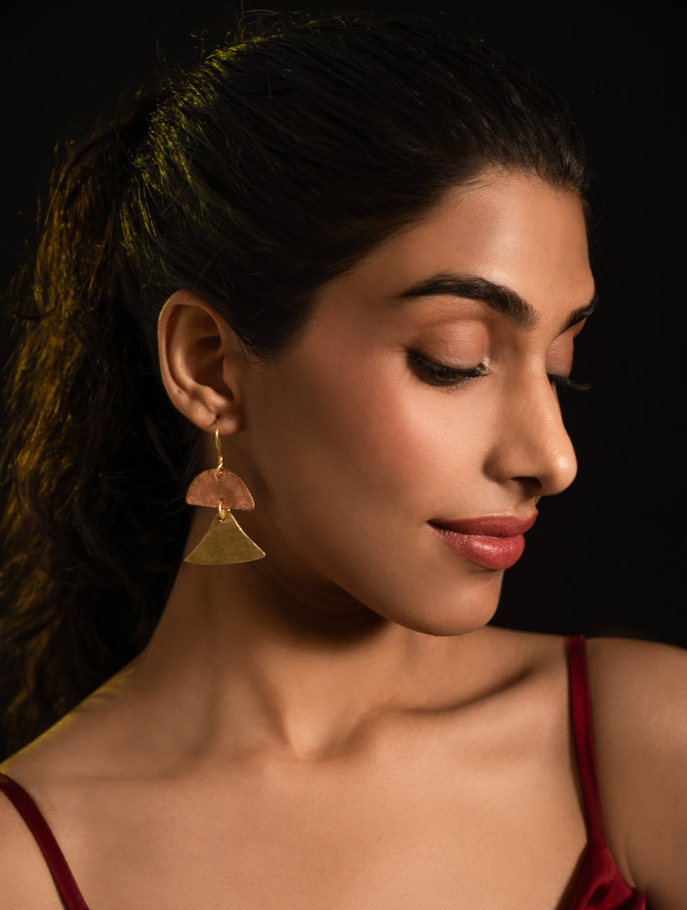 Handcrafted Brass Earrings - Taruja