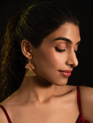 Handcrafted Brass Earrings - Taruja