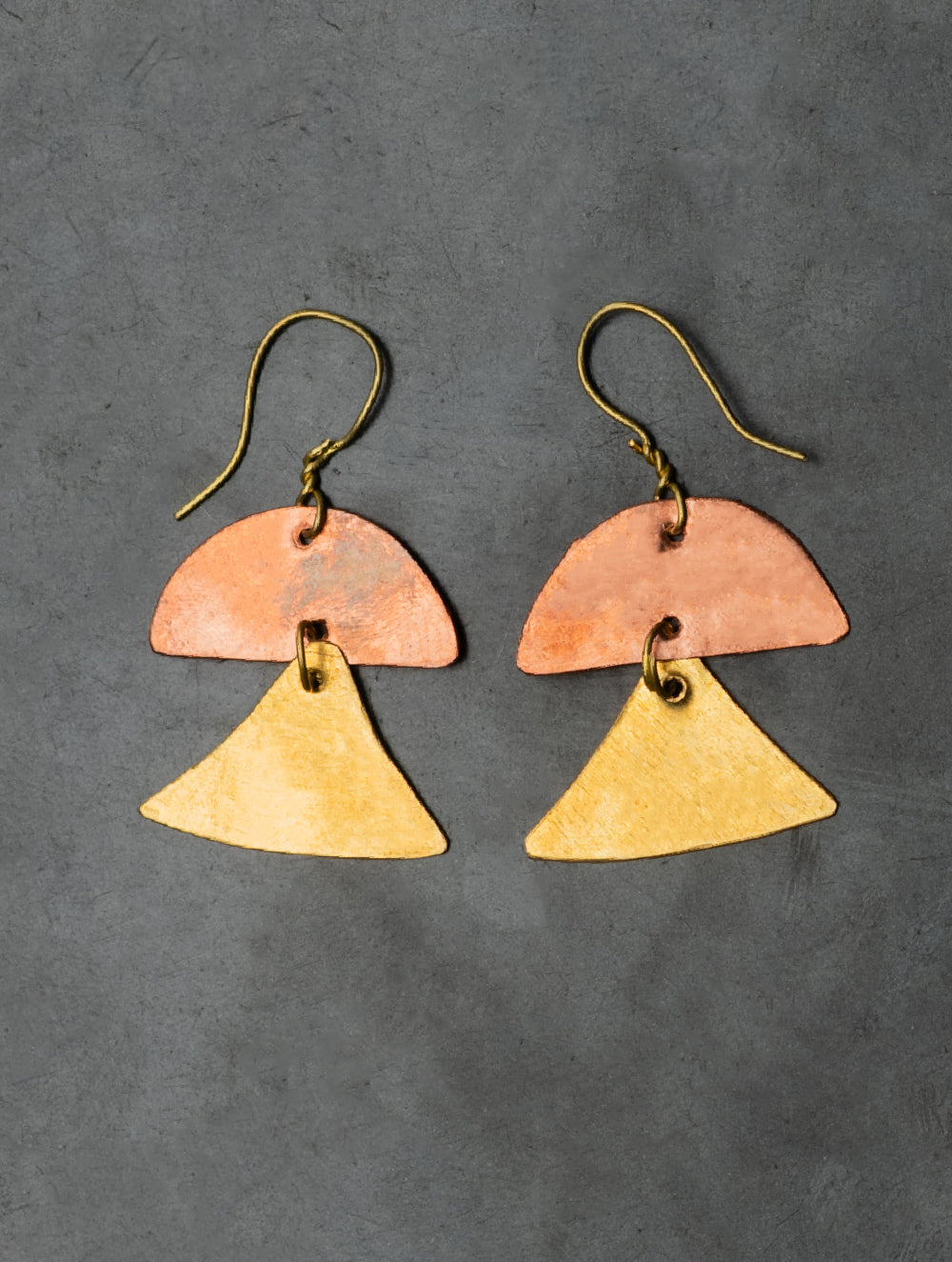 Handcrafted Brass Earrings - Taruja