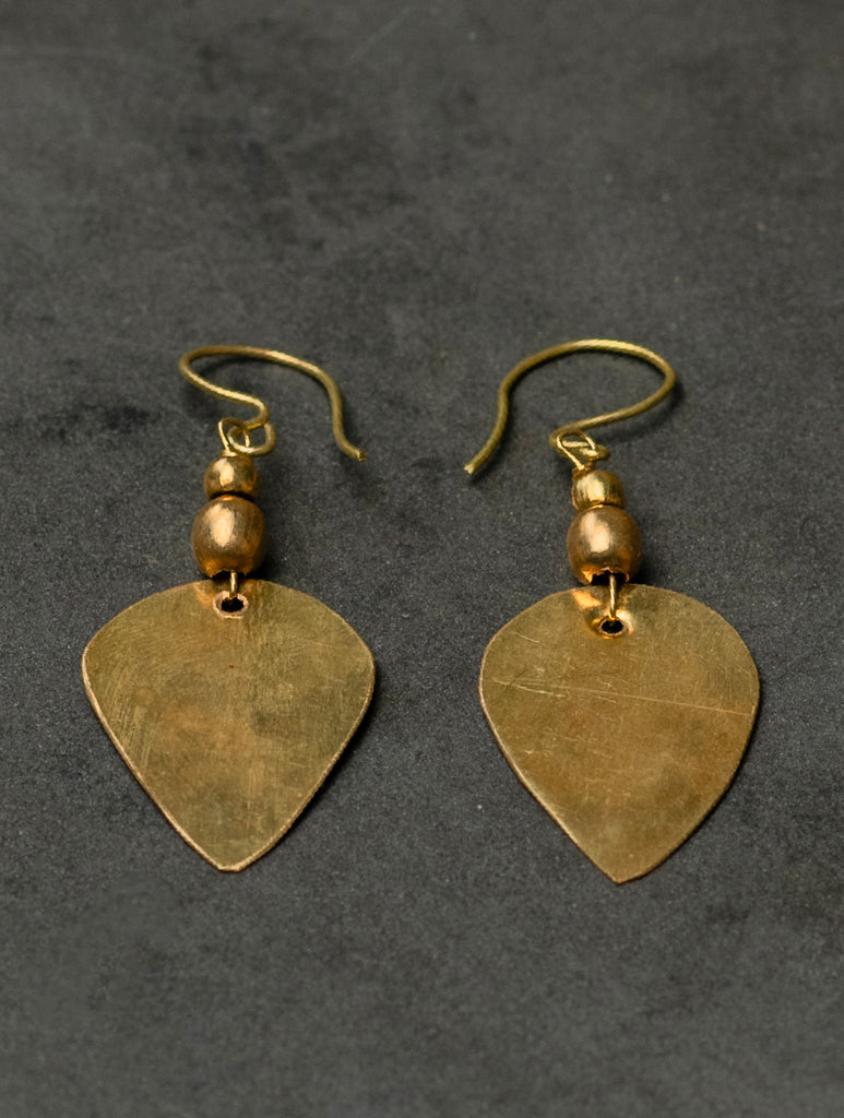 Handcrafted Brass Jewelry Set - Lily Strand (Set of Two)