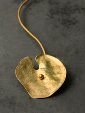 Load image into Gallery viewer, Handcrafted Brass Jewelry Set - Lily Strand (Set of Two)