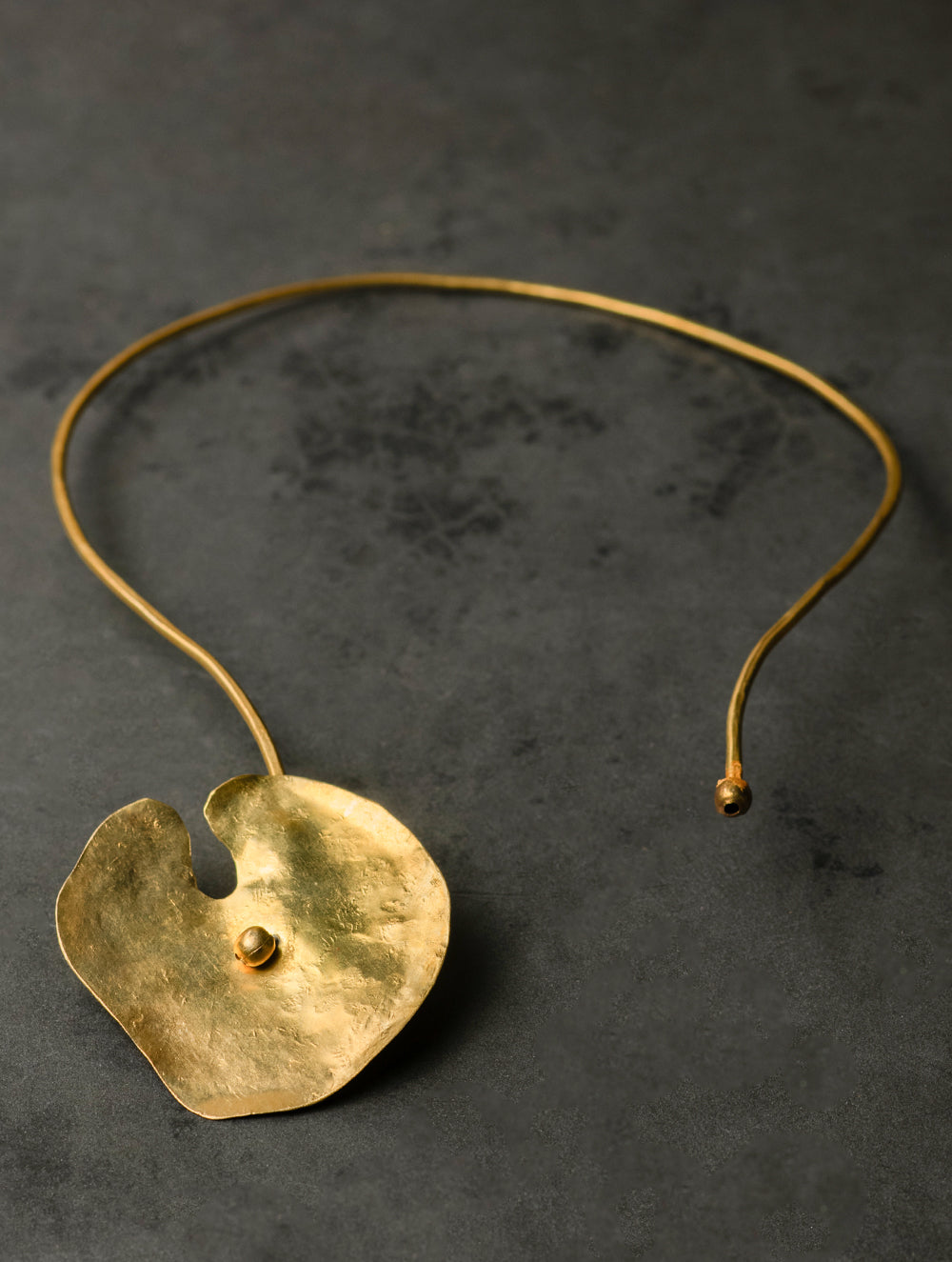Load image into Gallery viewer, Handcrafted Brass Jewelry Set - Lily Strand (Set of Two)