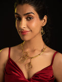 Handcrafted Brass Jewelry Set - Patrika (Set of Two)