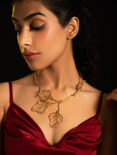 Load image into Gallery viewer, Handcrafted Brass Neckpiece - Taruja