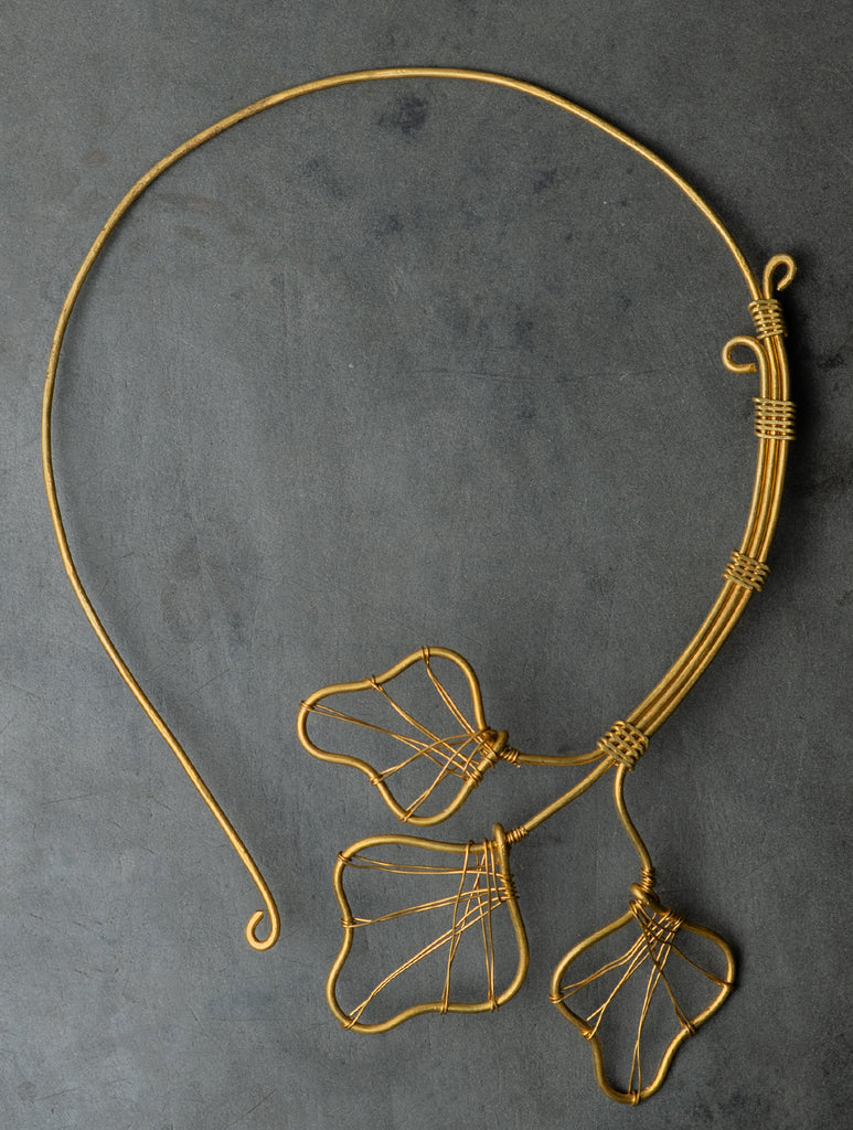 Handcrafted Brass Neckpiece - Taruja