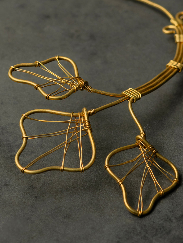 Handcrafted Brass Neckpiece - Taruja
