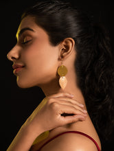 Load image into Gallery viewer, Handcrafted Brass &amp; Copper Earrings - Agnira