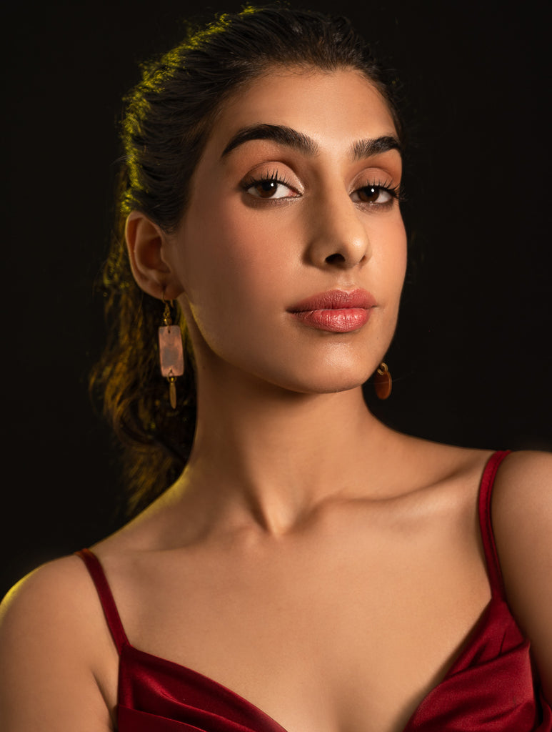 Handcrafted Brass & Copper Earrings - Rohika