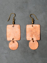 Load image into Gallery viewer, Handcrafted Brass &amp; Copper Earrings - Rohika