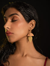 Load image into Gallery viewer, Handcrafted Brass &amp; Copper Earrings - Tamra