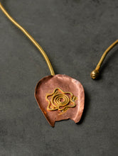 Load image into Gallery viewer, Handcrafted Brass &amp; Copper Neckpiece - Tamrika