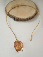 Load image into Gallery viewer, Handcrafted Brass &amp; Copper Neckpiece - Tamrika
