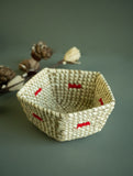 Handcrafted Cheend Kasa Utility Basket - Pentagonal