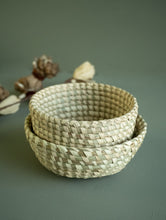 Load image into Gallery viewer, Handcrafted Cheend Kasa Utility Baskets (Set of 2) - Round