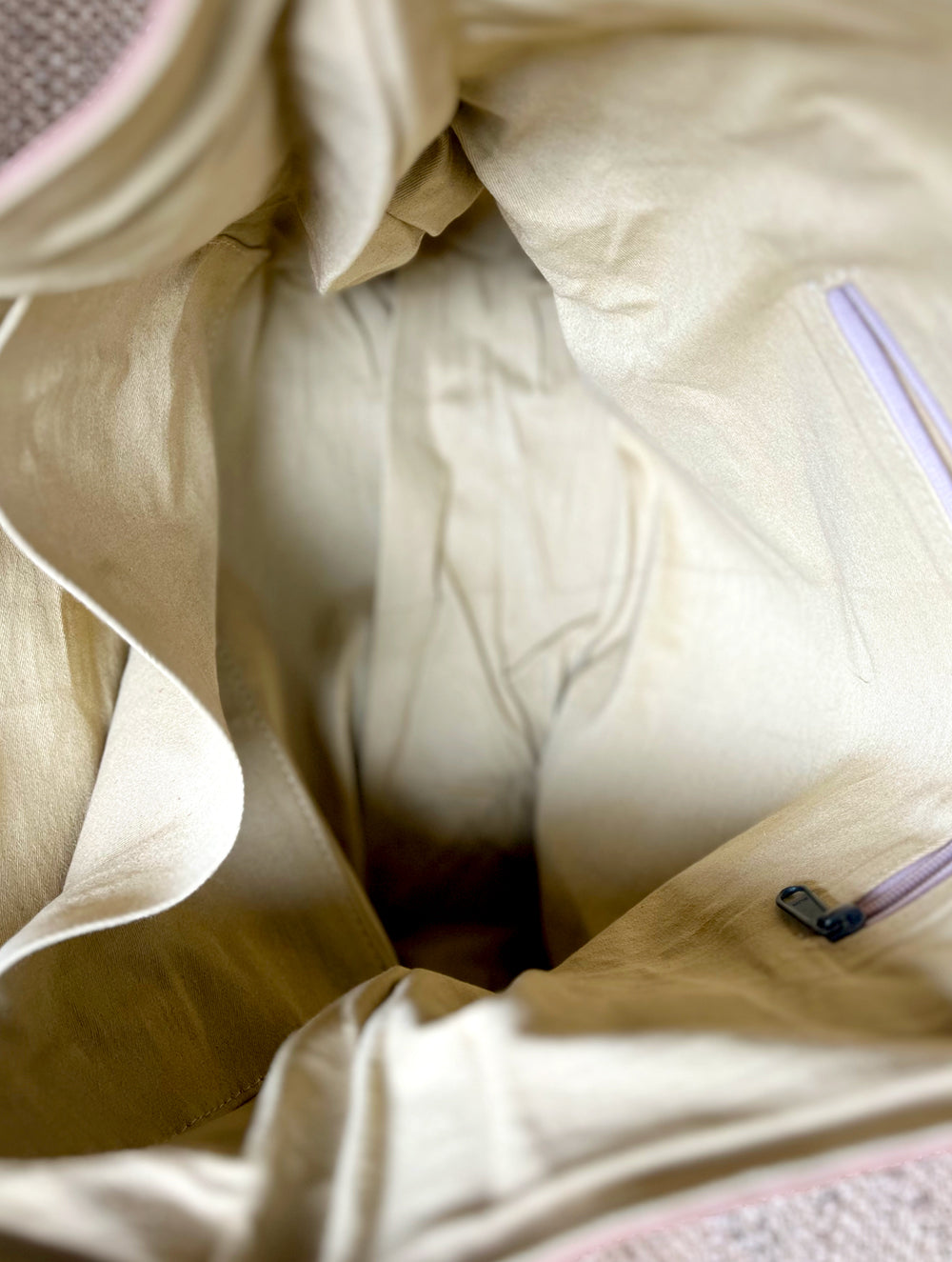 Handcrafted Jawaja Leather Tote with Patch