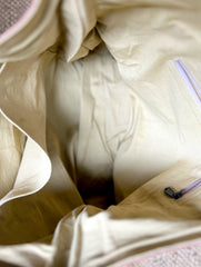 Handcrafted Jawaja Leather Tote with Patch