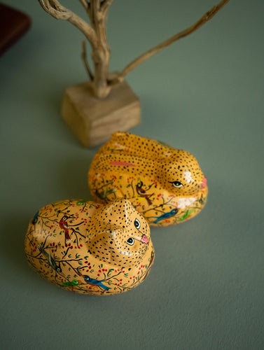 Handcrafted Kashmiri Art Decorative Utility Boxes - Tuscan Duo (Set of 2)