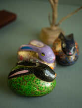 Load image into Gallery viewer, Handcrafted Kashmiri Decorative Utility Boxes - Ornate Rabbits (Set of 3)