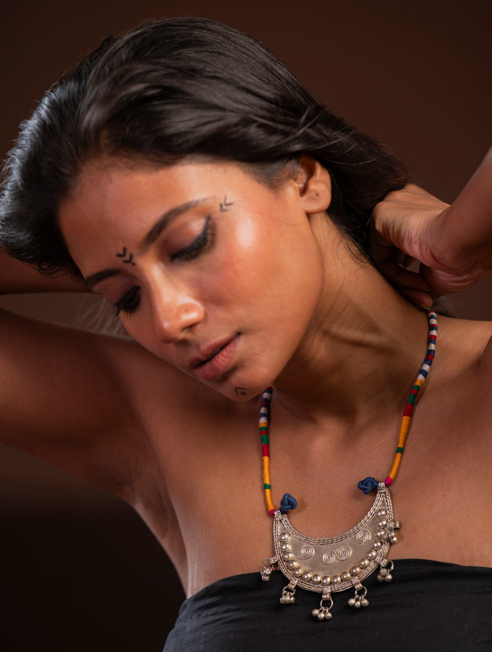 Load image into Gallery viewer, Handcrafted Lambani Tribal Craft Jewellery - Chandra Tala