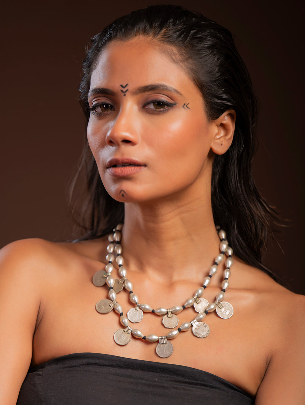 Load image into Gallery viewer, Handcrafted Lambani Tribal Craft Jewellery - Kasu M?l?