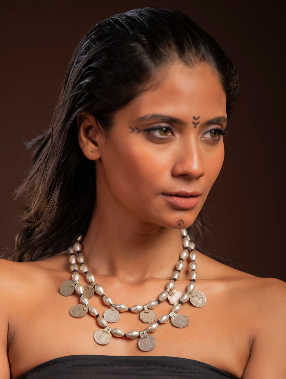 Load image into Gallery viewer, Handcrafted Lambani Tribal Craft Jewellery - Kasu M?l?