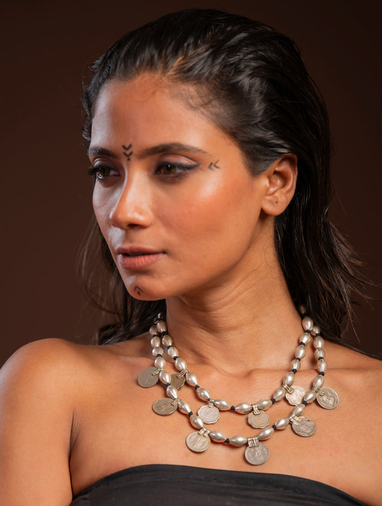 Handcrafted Lambani Tribal Craft Jewellery - Kasu M?l?